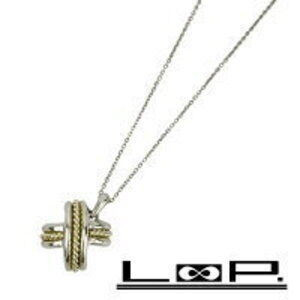 Tiffany Signature Crossbody Necklace Combination Silver Yellow Gold oz